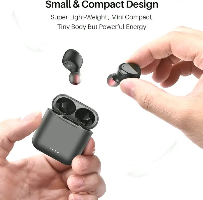 TOZO’s T6 Classic Edition Wireless Earbuds BT 5.3 Headset With Charging Case
