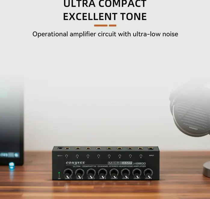 Multi-Channel Earphone Amp w/ Equalizer