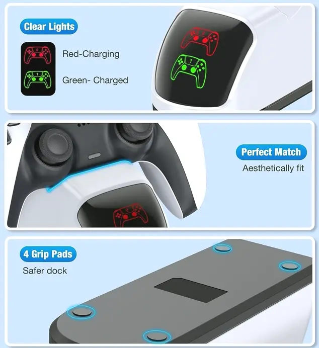 PS5 Controller Charging Dock