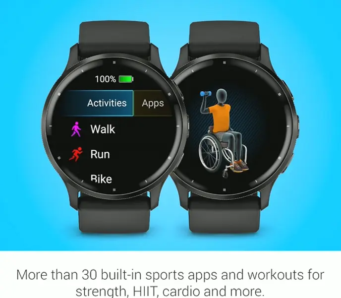 Garmin 3 Fitness Watch with AMOLED Disp.