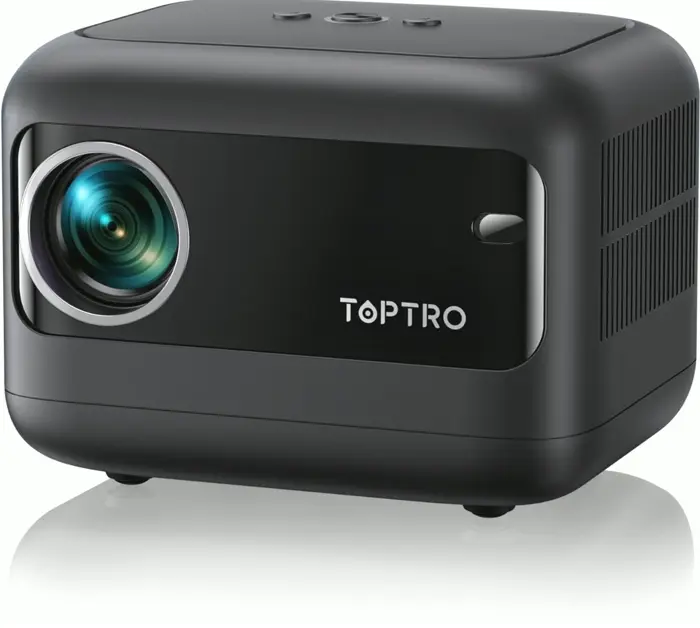 Small Projector featuring WiFi and Bluetooth, Electric Keystone, 15000 Lumens