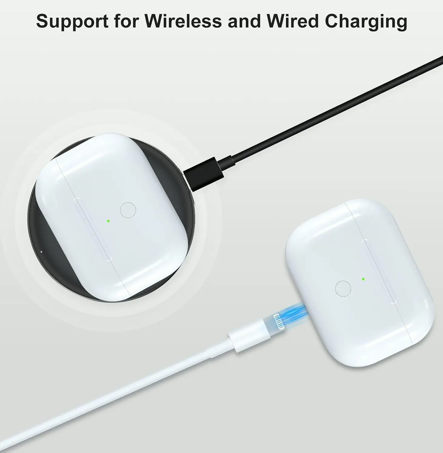 Cordless Charging Case Replacement for AirPods Pro