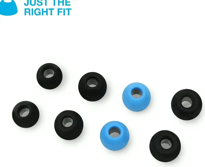 JLab Cloud Foam Earbud Cushions: Tailored Comfort, 4 Pairs