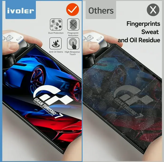 ivoler Two-Pack Screen Protector Compatible with PS Portal Remote Player 8 inches 2023