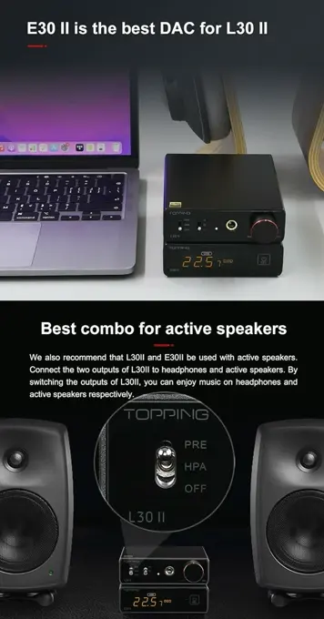 Amplifier L30 II High-Resolution Audio Earphone AMP