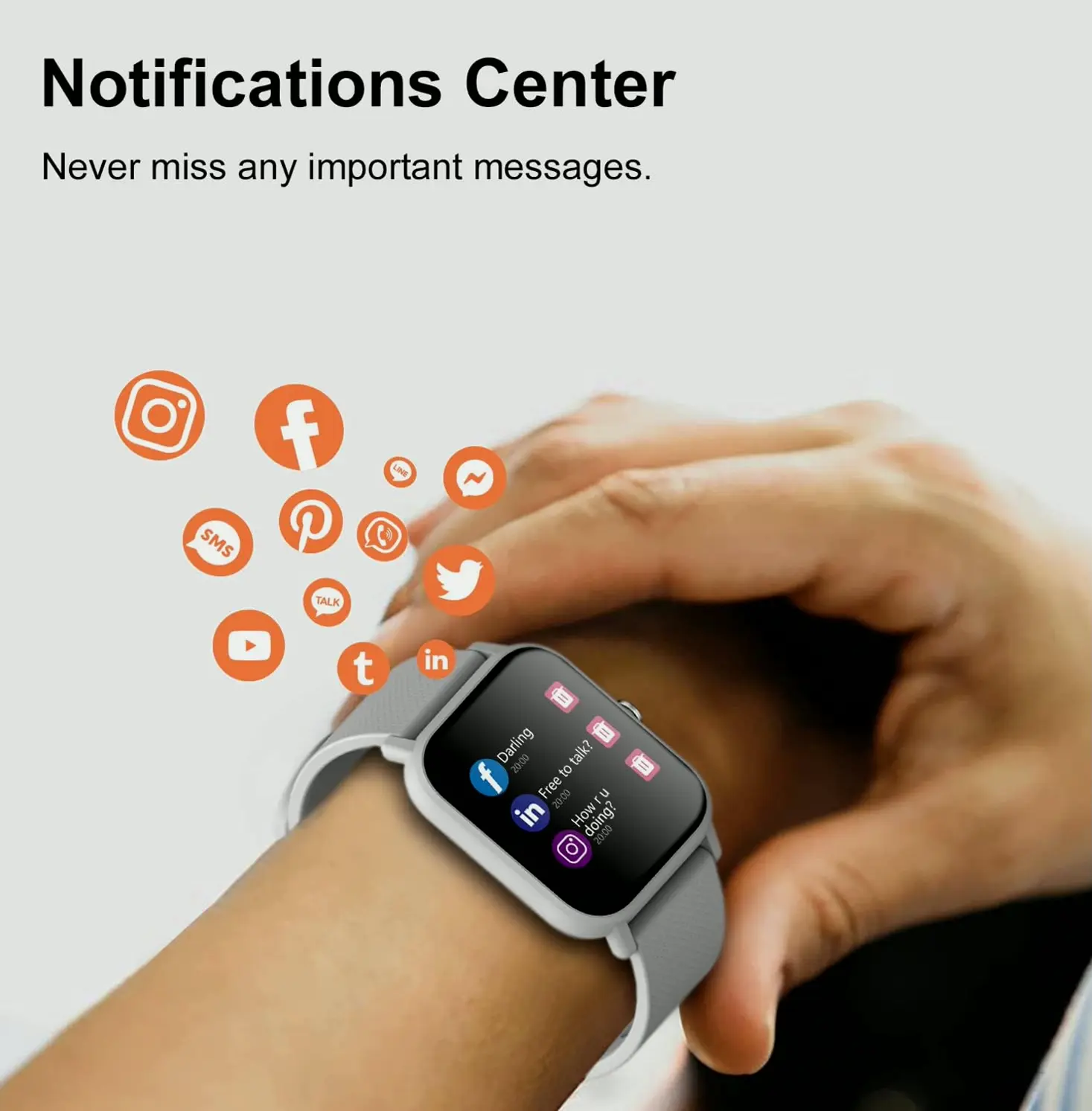 Blackview Smartwatch for iOS Devices, 5ATM Water-Resistant Tracker