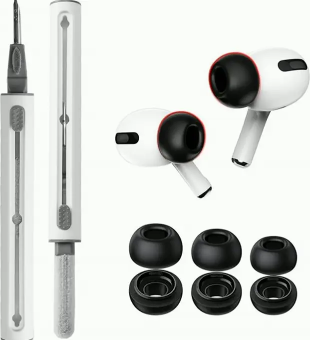 Top-Quality Memory Foam Ear Tips for AirPods Pro 2nd Gen with Cleaning Kit