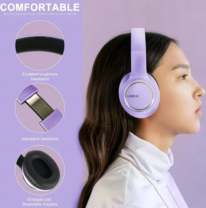 LORELEI X8 Over-Ear Cable Headphones with Mic