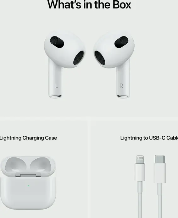 Apple AirPods: Wireless Earbuds with Spatial Audio