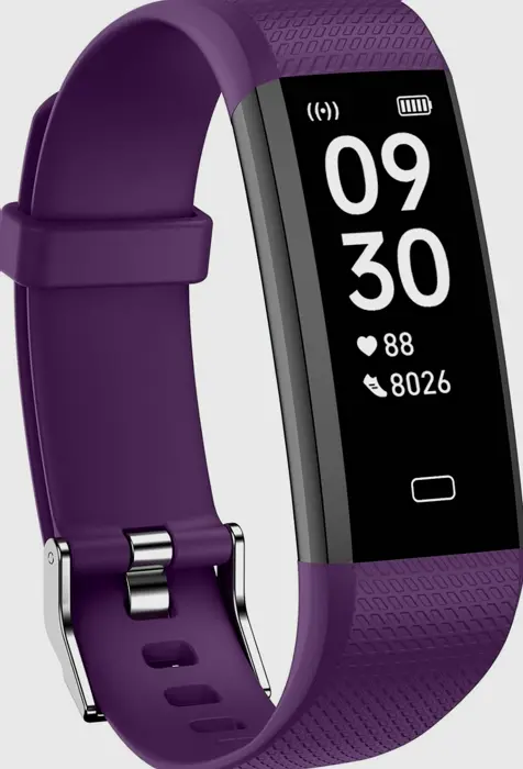 Fitness Monitor Wearable Featuring Heart-rate Monitor, Step Counter For iOS