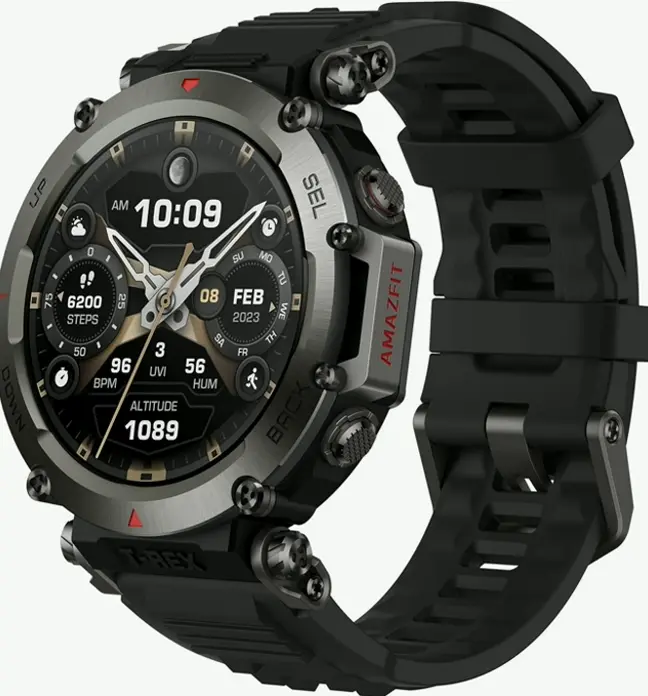Amazfit T-Rex Ultra Fitness Watch for Men, Long-lasting Battery, Precision GPS