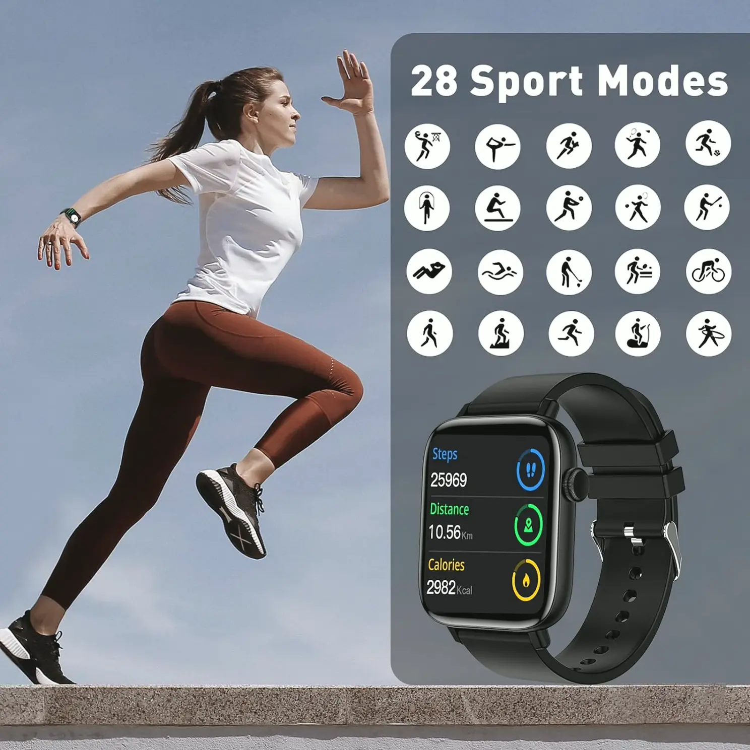 1.9'' Smartwatch w/ Call Function
