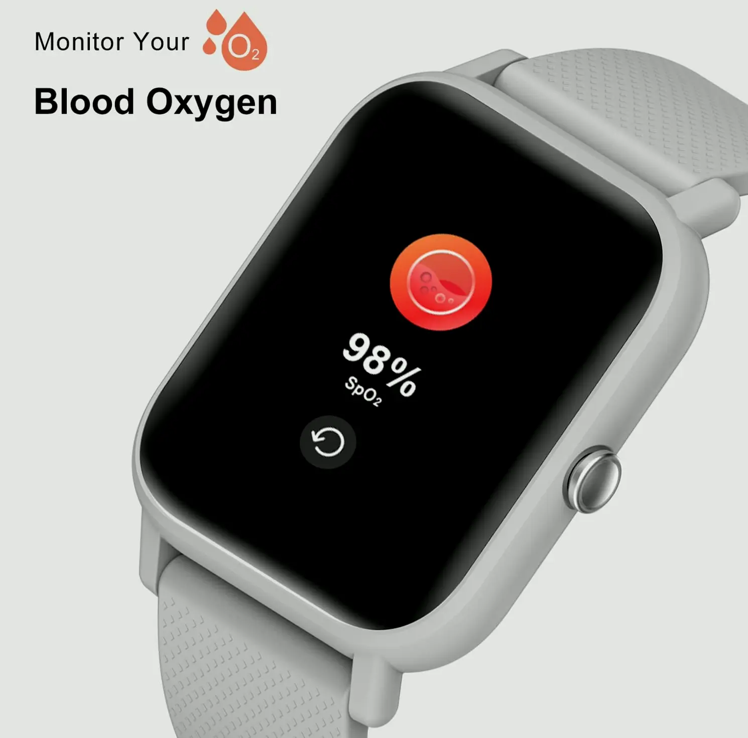 Blackview Smartwatch for iOS Devices, 5ATM Water-Resistant Tracker