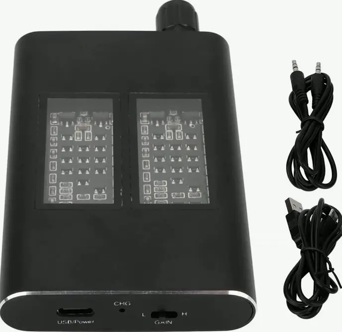 3.5mm and Type C Headphone Amplifier with Sound Control