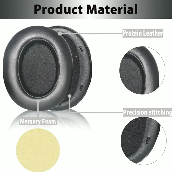 Replacement Ear Cushions for Sony WH-XB910N Headset