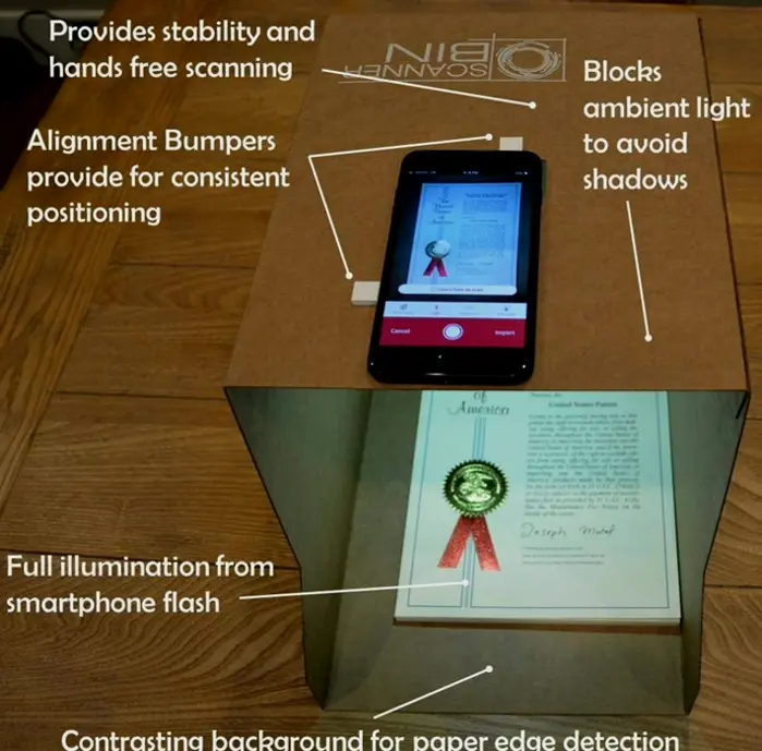 Scanning Bin- Clever Document Scanner Solution