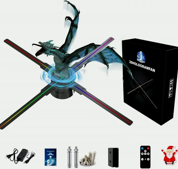 3D Hologram Display with WiFi and Remote