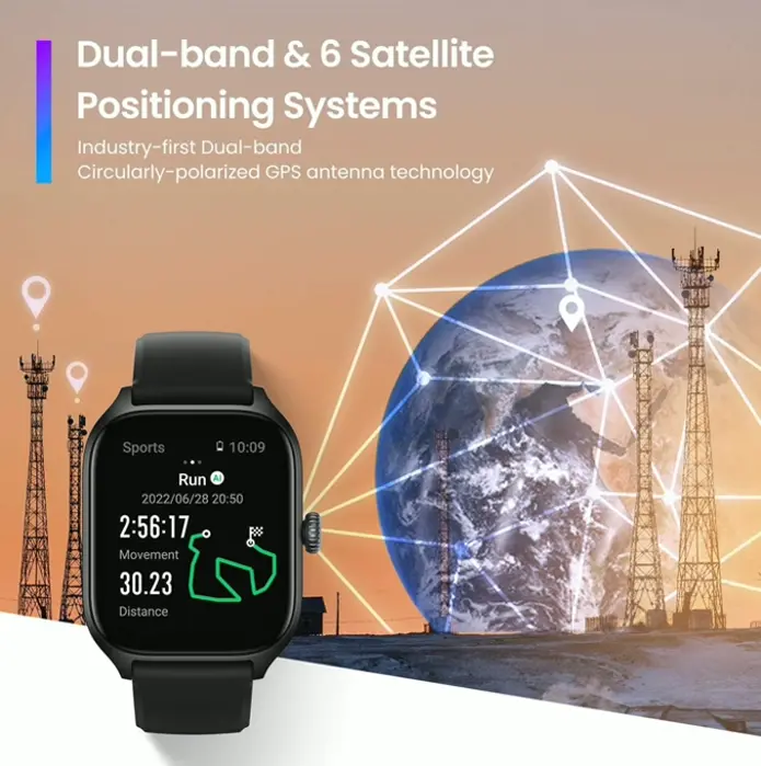 Smart GTS4 Watch featuring Heart Rate & Activity Tracking