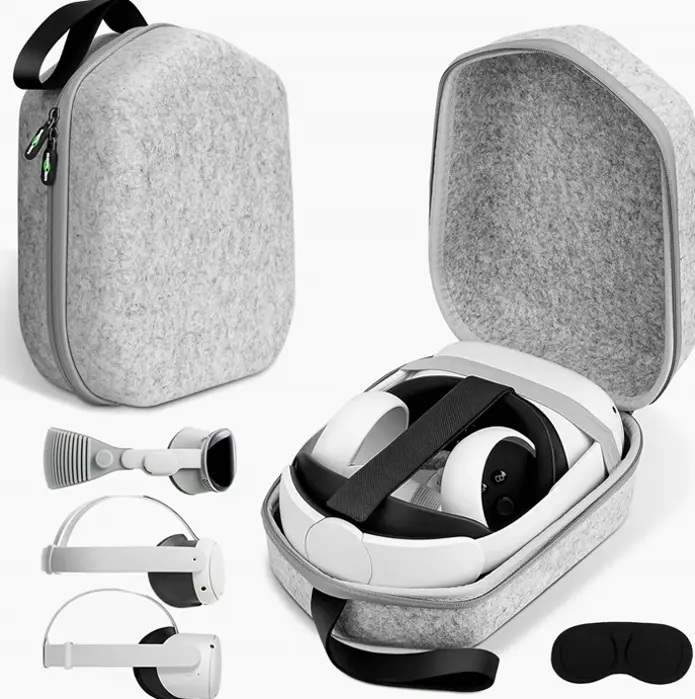 Hard Carrying Case Compatible with Meta Oculus Quest 2/Quest 3 Elite VR Headset