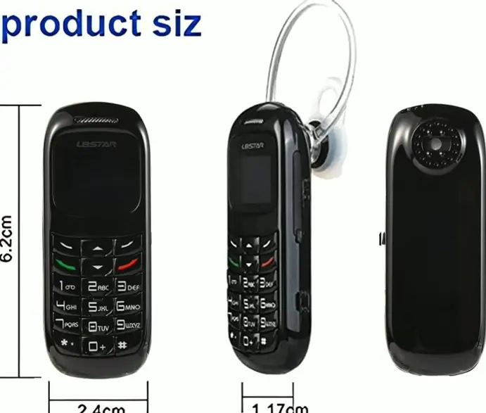 Tiny Cell Phone L8Star Black