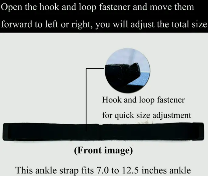 Hook and Velcro Ankle Band for Luxe Tracker