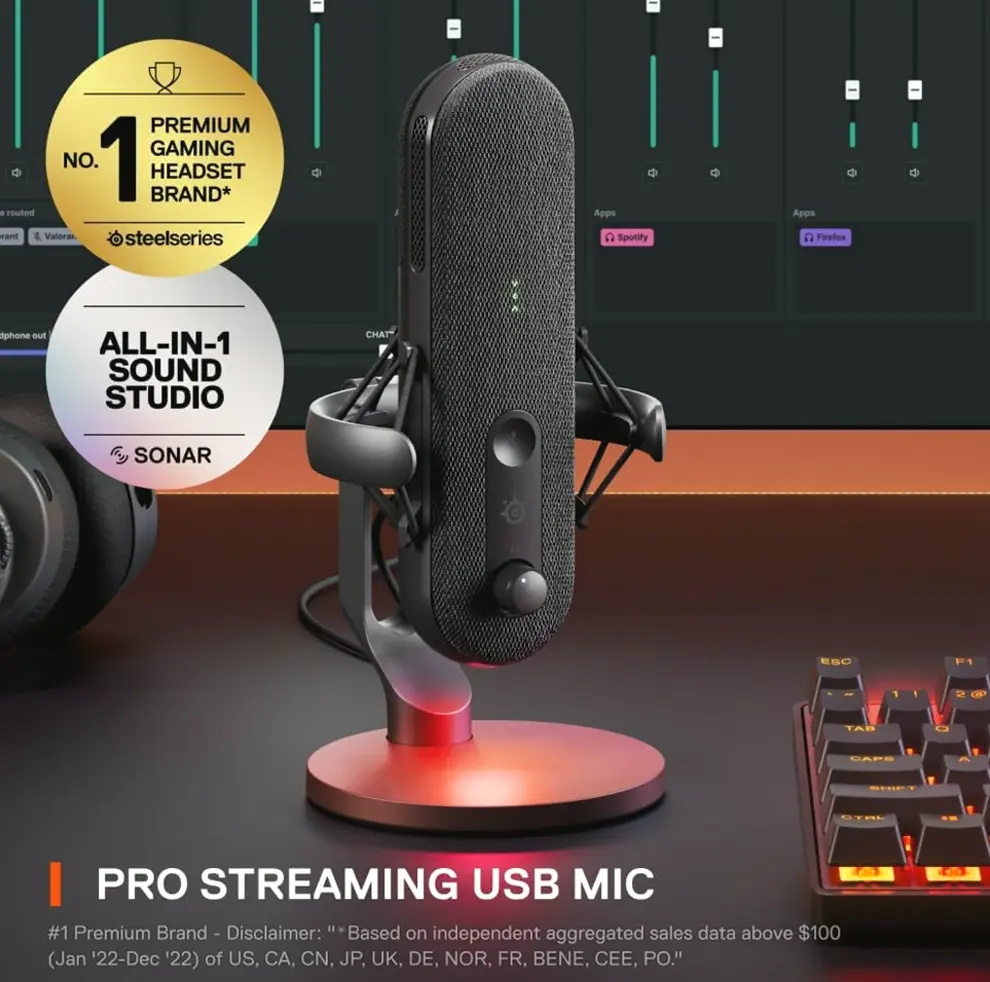 SteelSeries Alias USB Mic for PC