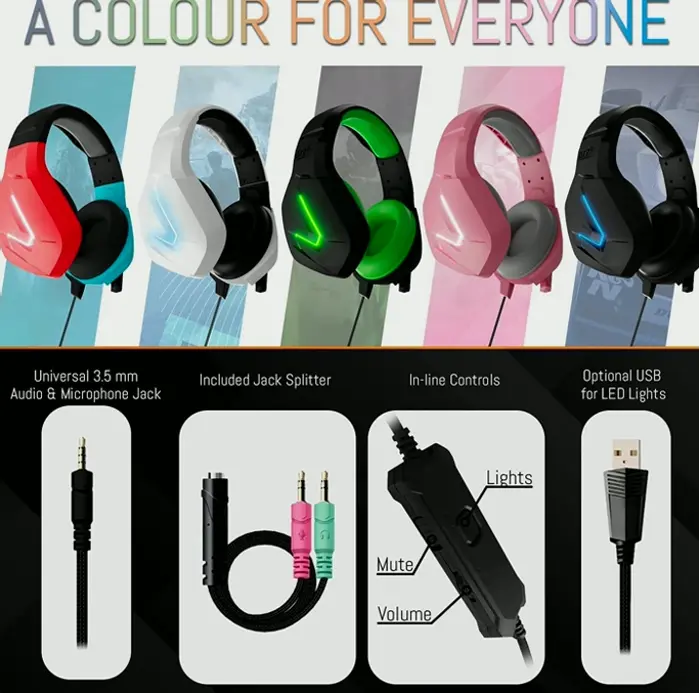 Orzly Headset featuring Mic for Switch and Lite