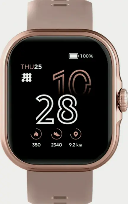 Cubbit VIVA Smartwatch with 1.84-inch Color Screen, Bluetooth Calls, 60+ Sports