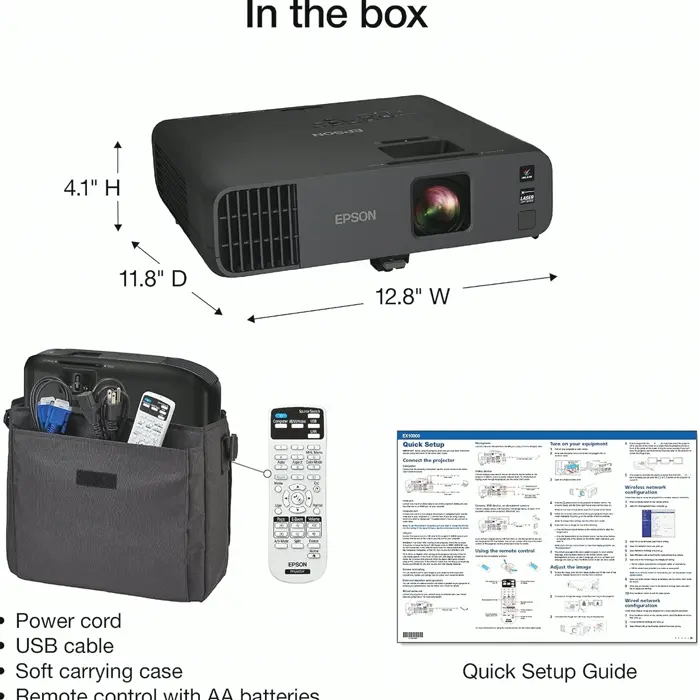 Epson's Professional EX10000 Wi-Fi Laser Projector