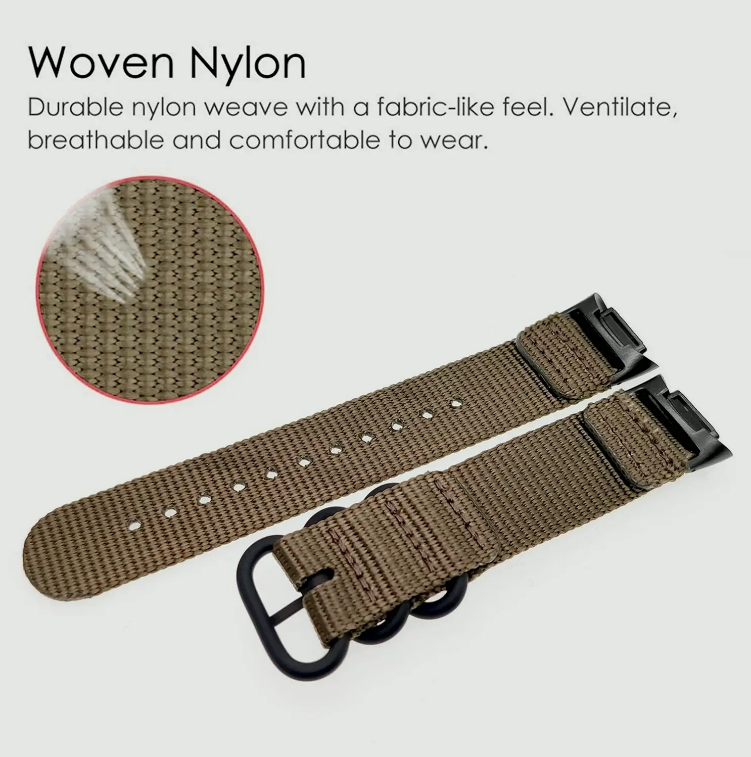 Abanen Nylon Straps for Fitbit Charge 6