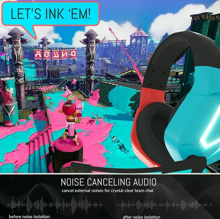 Orzly Headset featuring Mic for Switch and Lite