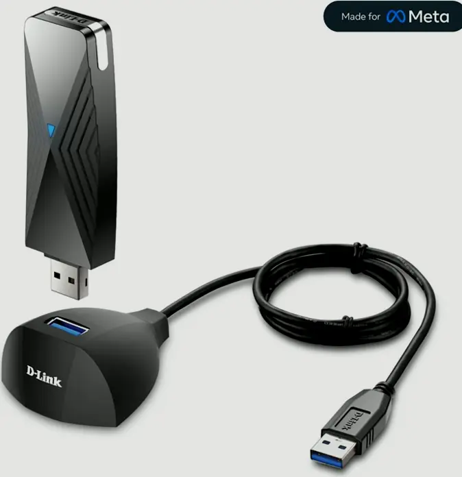 D-Link VR Bridge for Meta Headset - WiFi 6 Connection