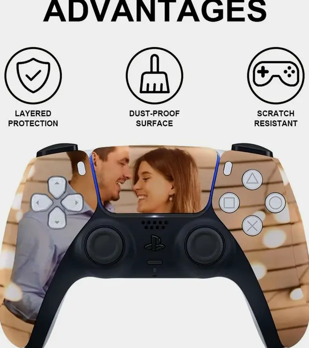 Custom Playstation 5 Decal Cover with Photos