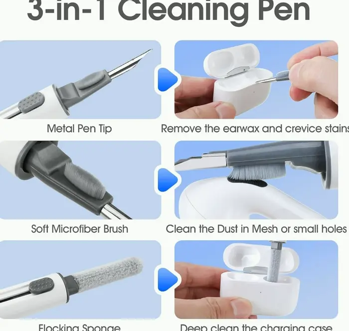 Top-Quality Memory Foam Ear Tips for AirPods Pro 2nd Gen with Cleaning Kit
