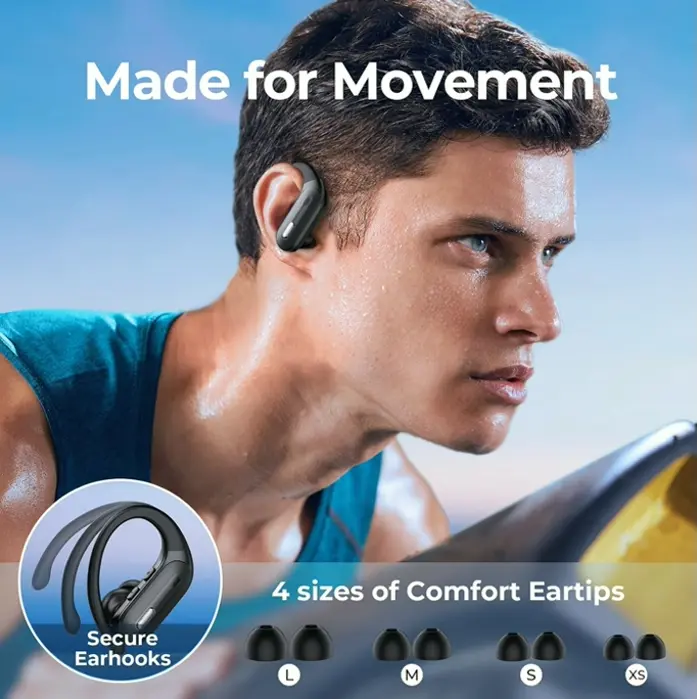 Wireless Headphones 90 Hrs Play