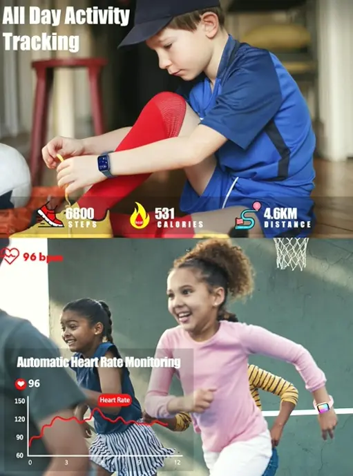 Children's Smart Watch with Heart Rate Monitor