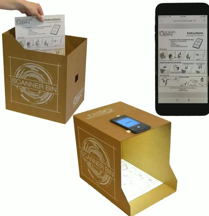 Scanning Bin- Clever Document Scanner Solution