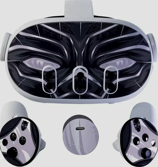 Virtual Reality Headset Black Cat Cover Kit for Oculus Quest 3